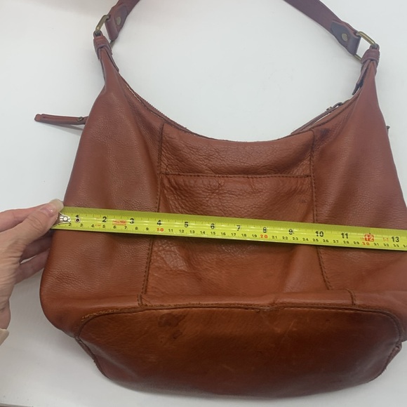 American Leather Company Carmel Color Shoulder Bag MCB6835K - Picture 12 of 14